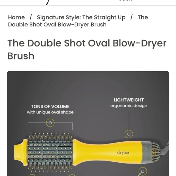 Drybar Yellow Heated Styling Brush - Picture 6 of 7